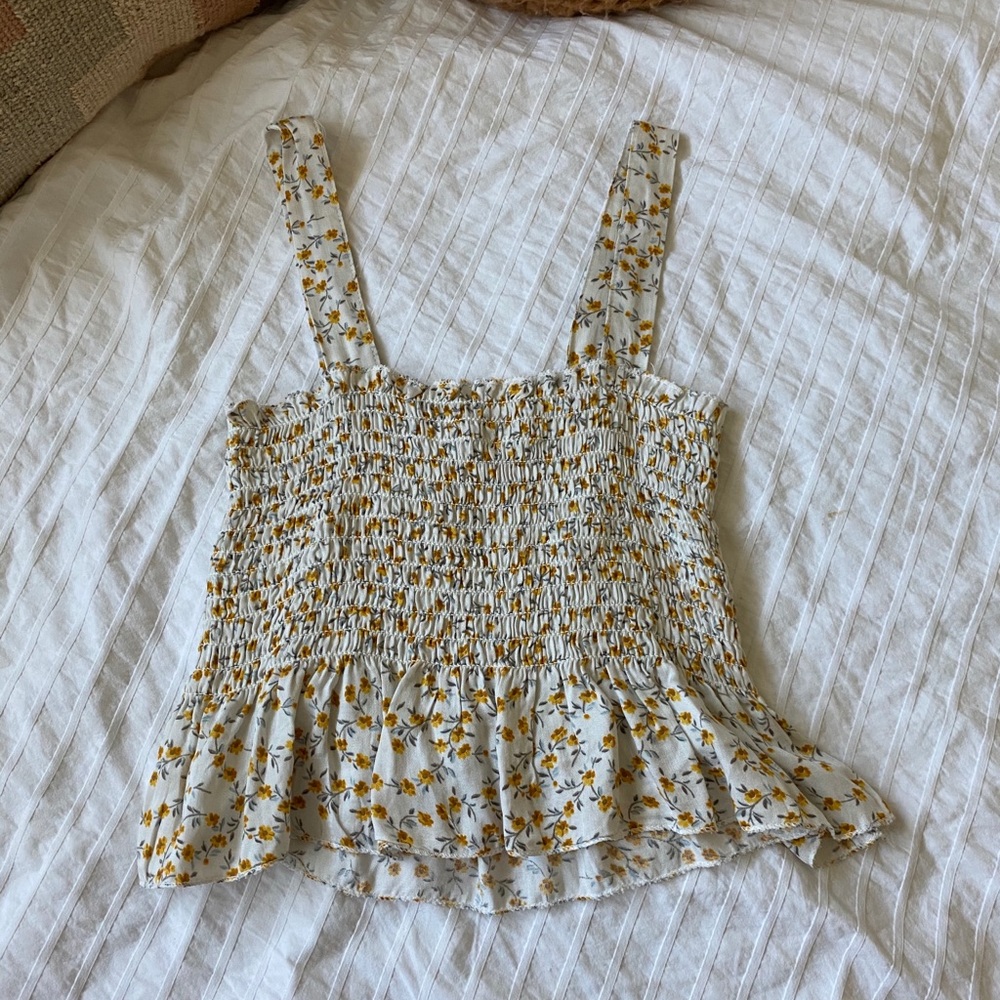 AE Don’t Ask Why Floral Crop Top